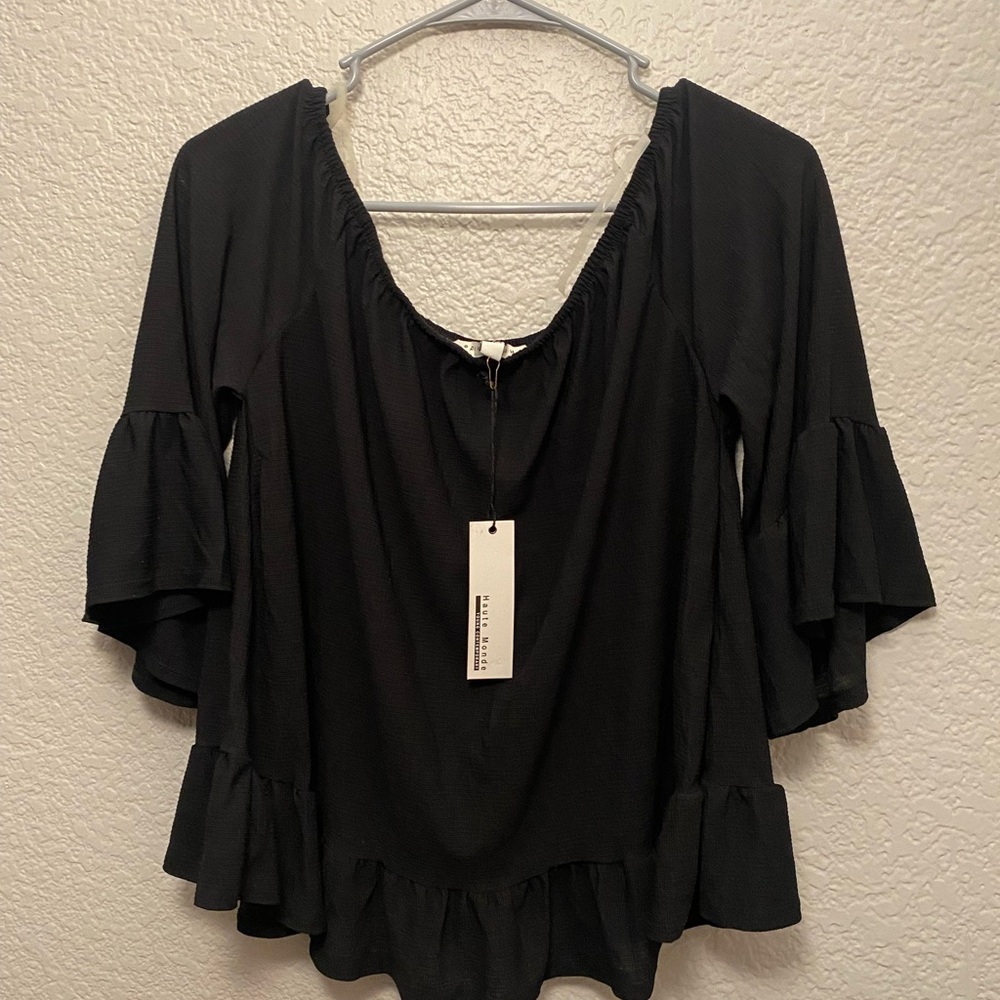 Women’s Haute Monde Medium Black Blouse
